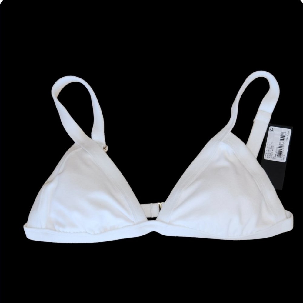 XL Gianni Bini White Bikini Top - NWT